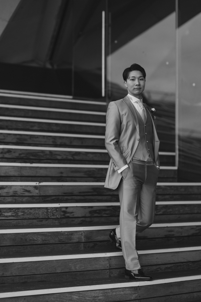 ご新郎様ソロショット