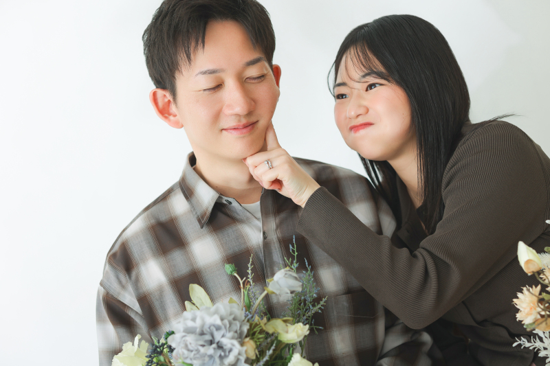 ちょっとふざけたカットも