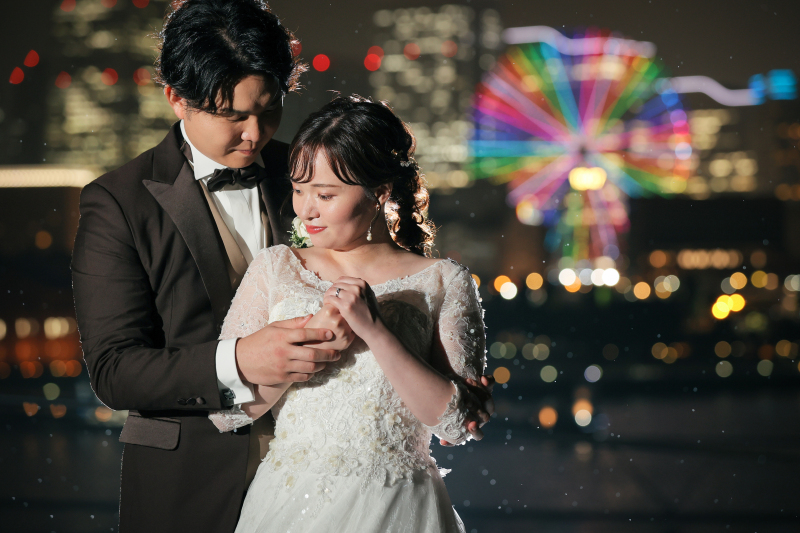 梅雨ならでは。雨の大桟橋