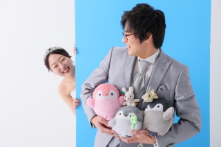 パネルを使って楽しく撮影！！〜洋装ハウススタジオ〜