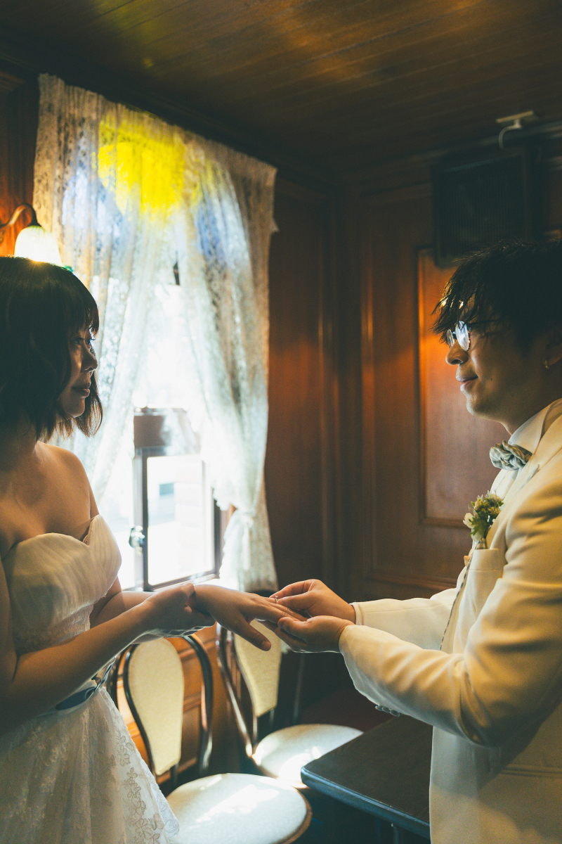 指輪をくれました！