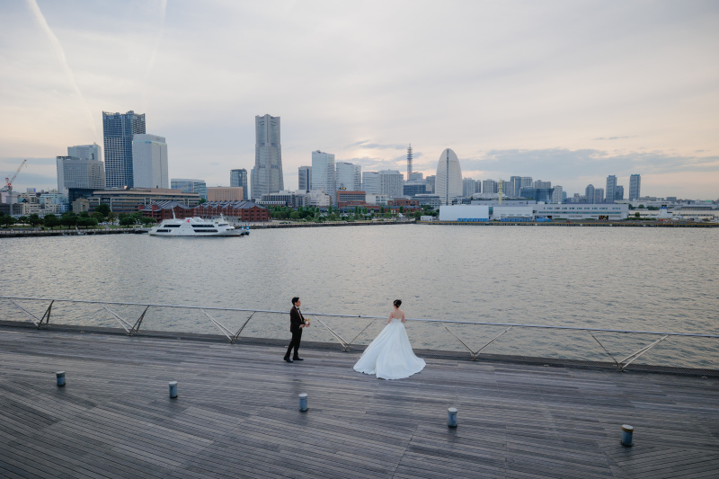 大桟橋撮影スタート♪
