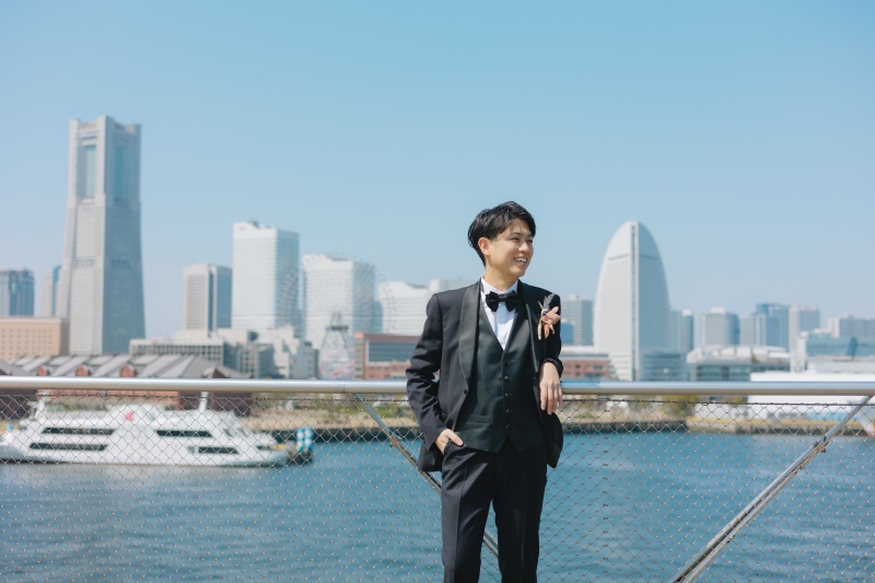 ご新郎様ソロショット