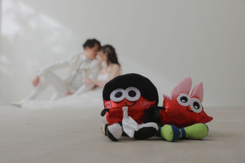 お二人が大好きなマスコットで