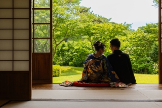 三溪園にある本格的なお茶室で