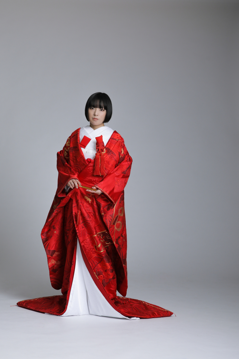 ボブスタイルの花嫁様