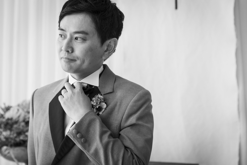 新郎様のソロカット