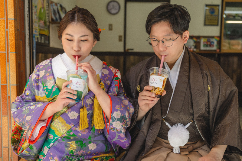 わらび餅ドリンク