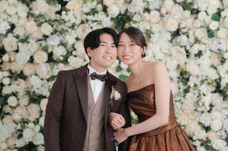 お二人らしいスタジオ撮影！