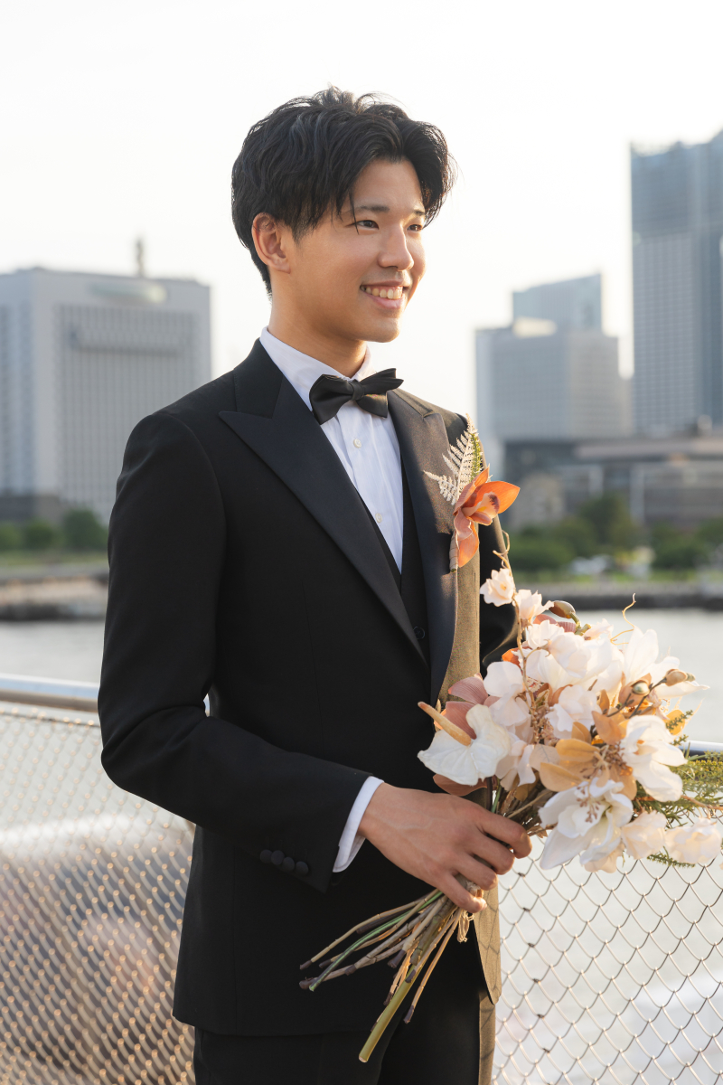 新郎様のソロカット