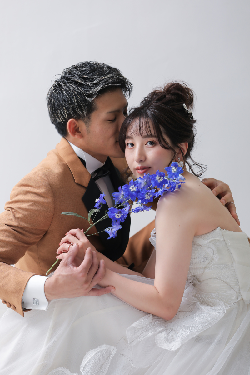 お花を使ってアクセント