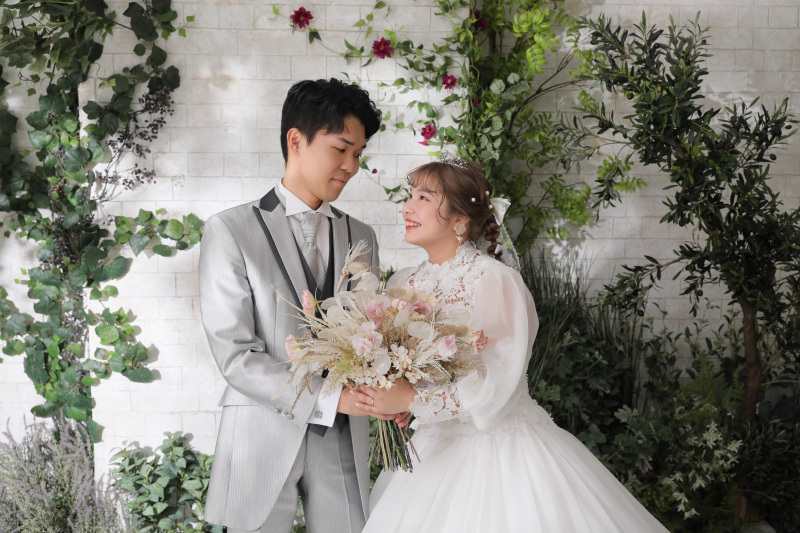 ガーデンの背景で!