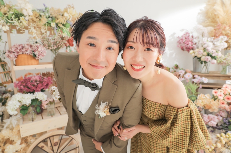 カラフルなフワラーショップ