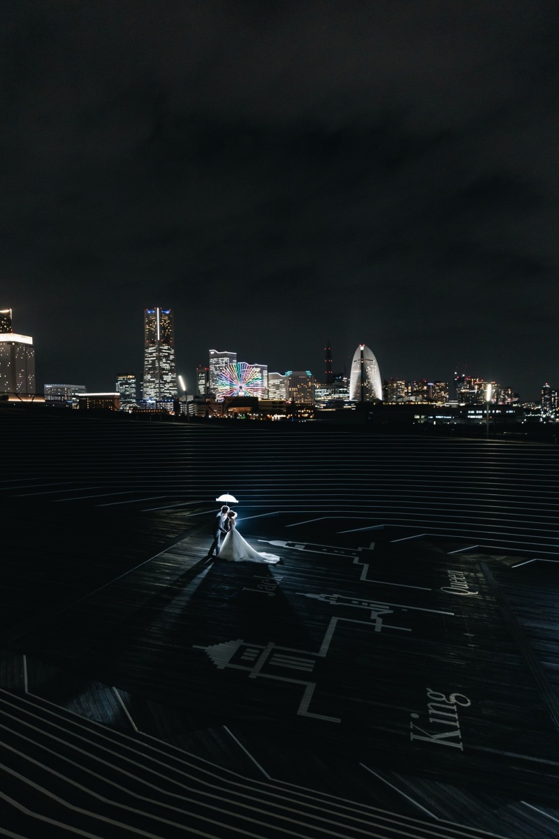 大桟橋夜景撮影４