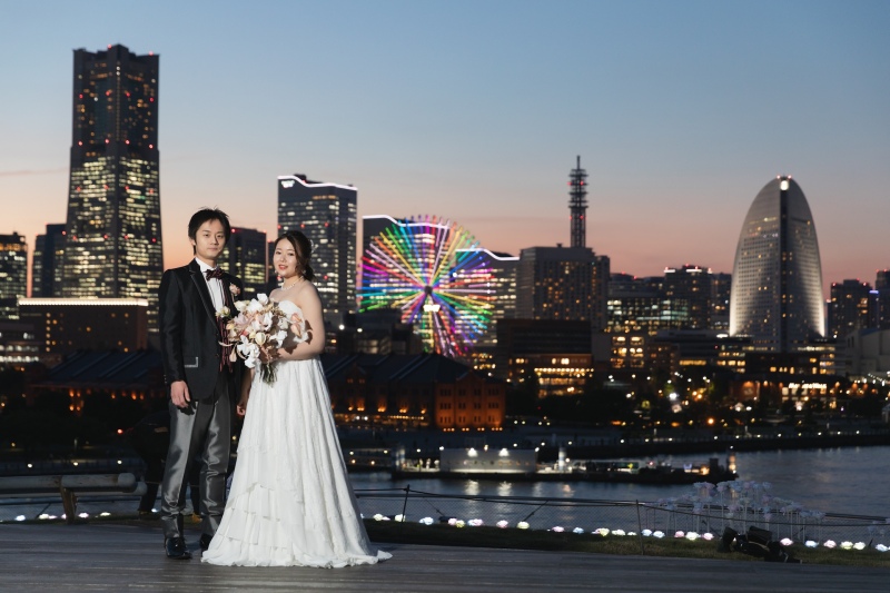 横浜の景色を一望