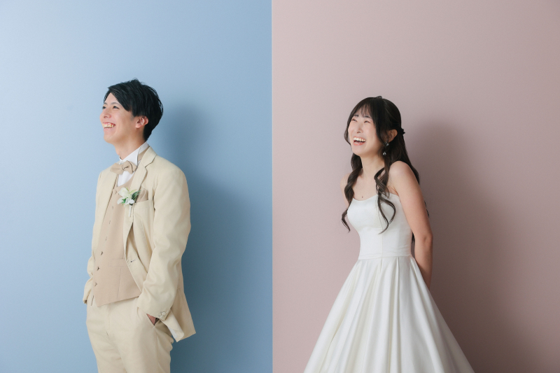 シンプルに笑顔で