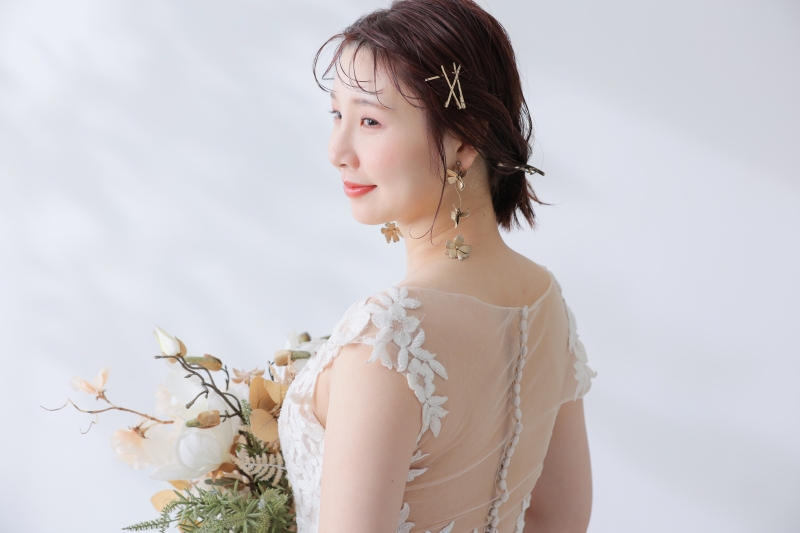 後ろ姿もしっかり残します！