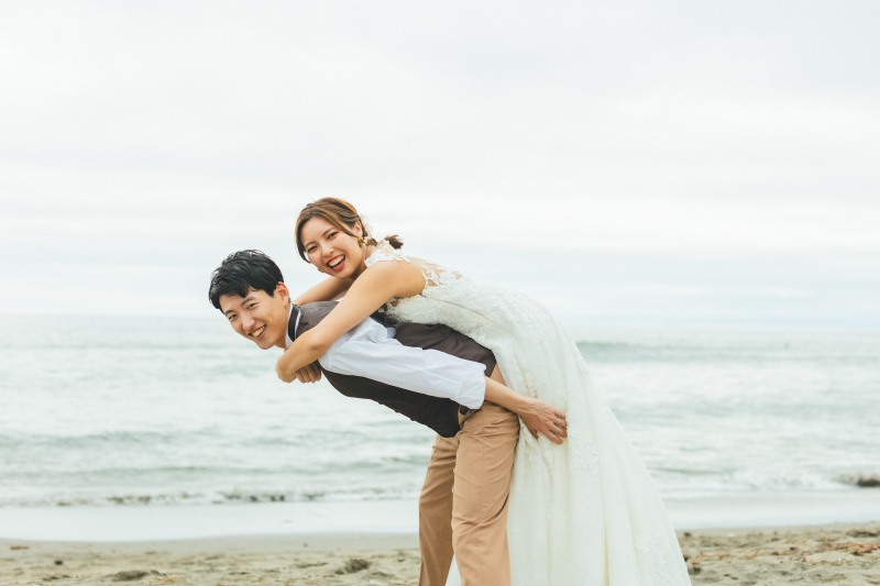 最後はおんぶショット!