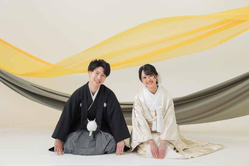 まずは和装から！