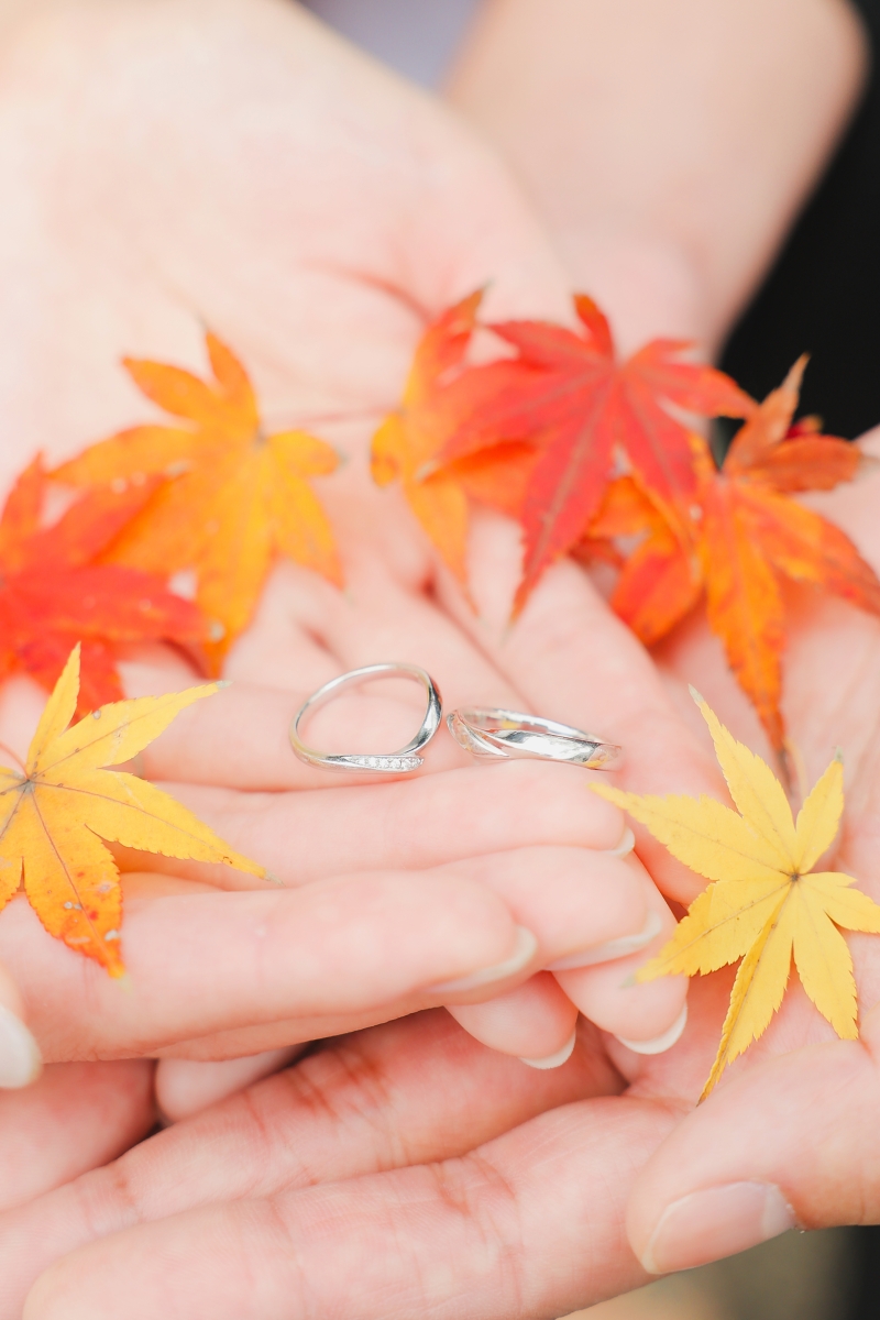 リングをおめかし