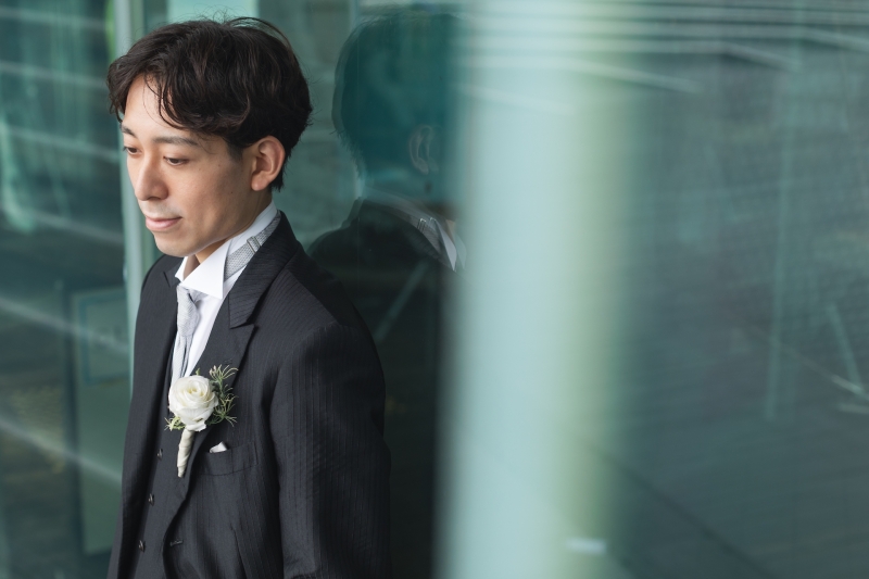 ご新郎様のソロカット