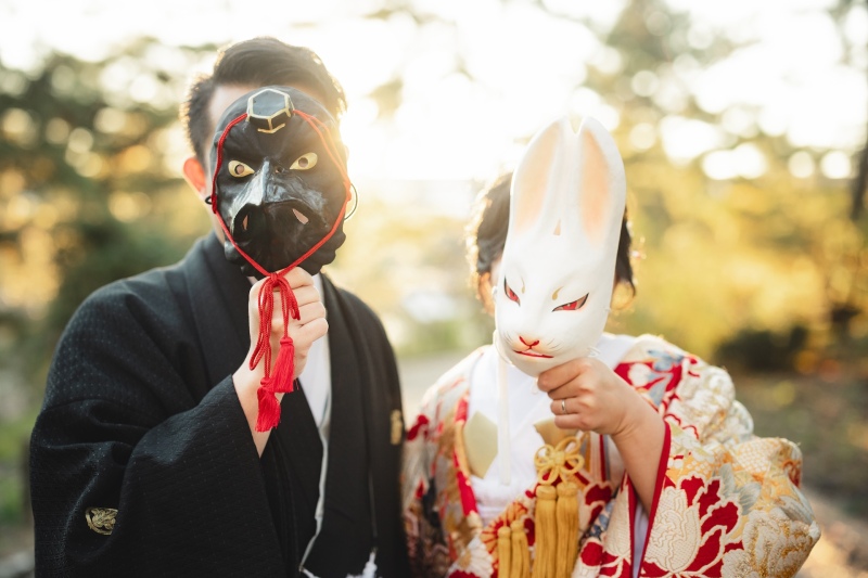 お面を使ったお写真も！（1）