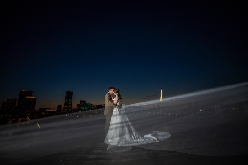 ベールでダイナミックに！！