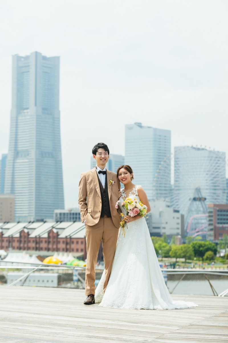 続いては大桟橋で!