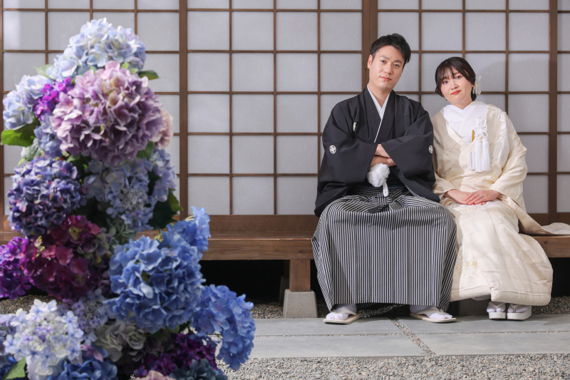 アジサイも一緒に！