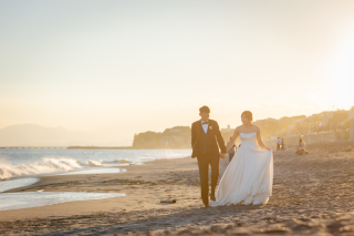 鎌倉駅周辺と海で！