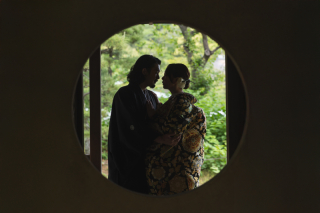 クールな雰囲気で三溪園ロケーション