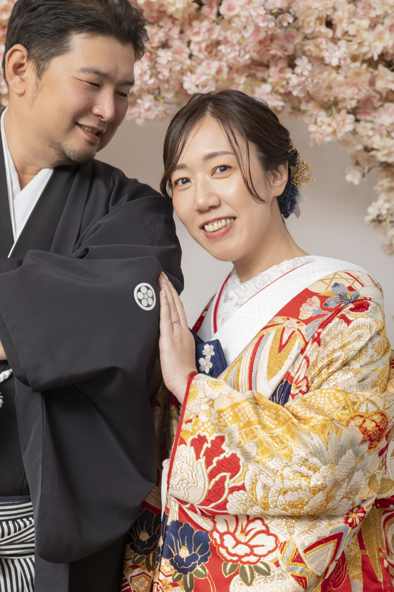 最後はご新郎様に寄り添うご新婦様を