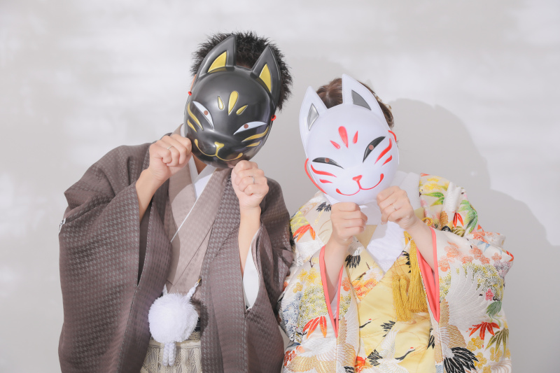 きつねのお面①