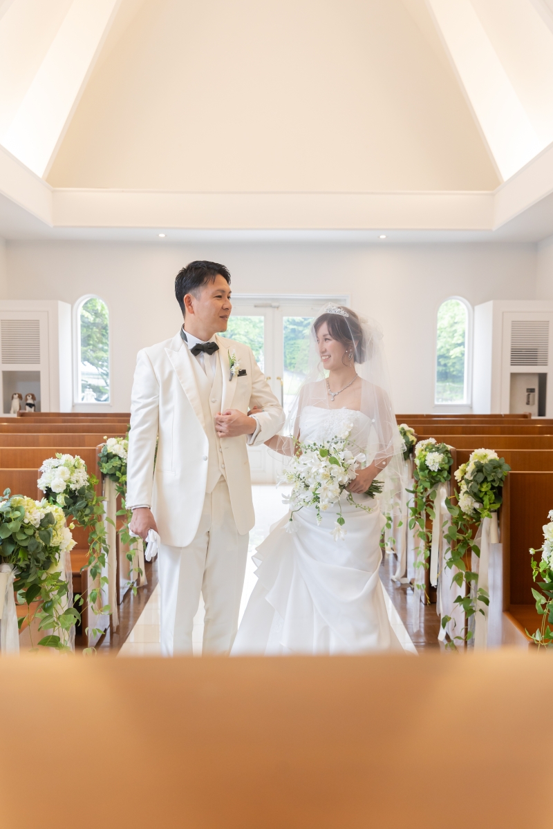 チャペルで撮影！