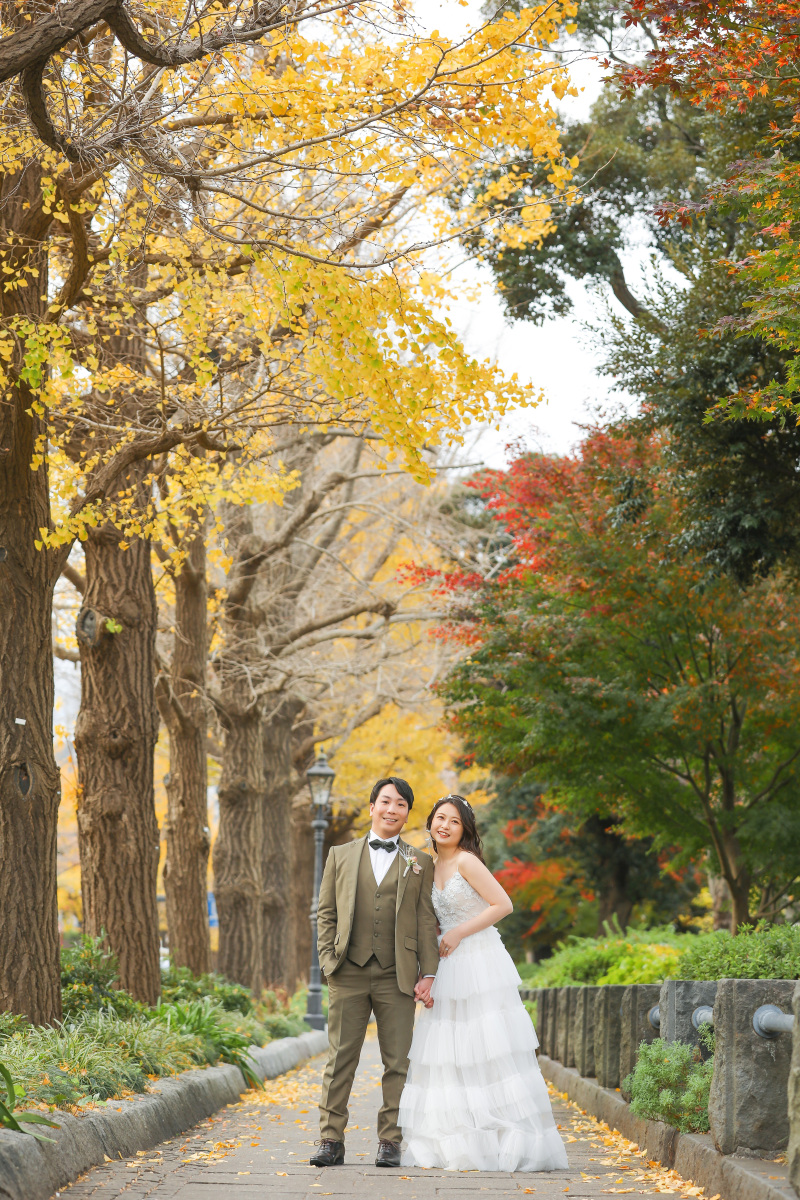 銀杏と紅葉