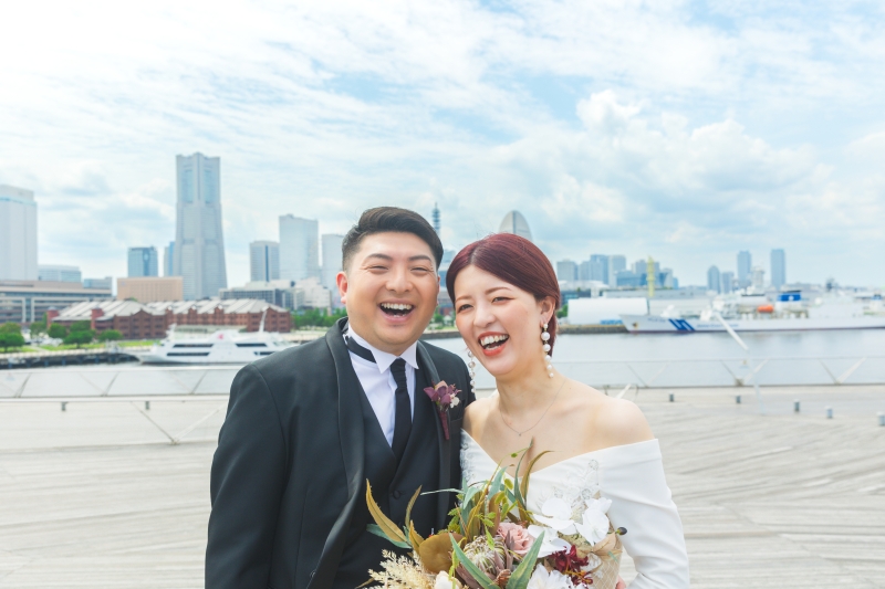 笑顔が素敵なお二人