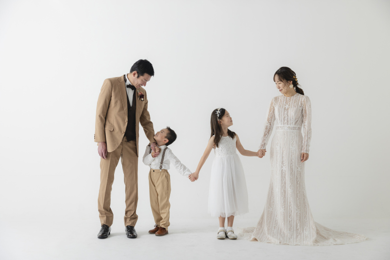 楽しく家族写真！