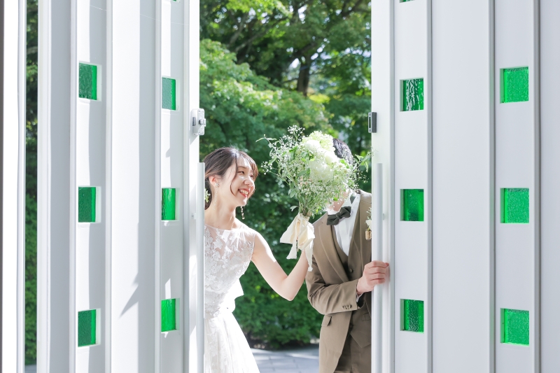 扉のデザインも可愛い