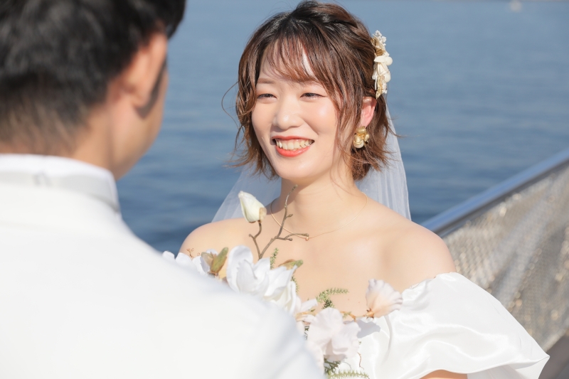 にこにこ笑顔で