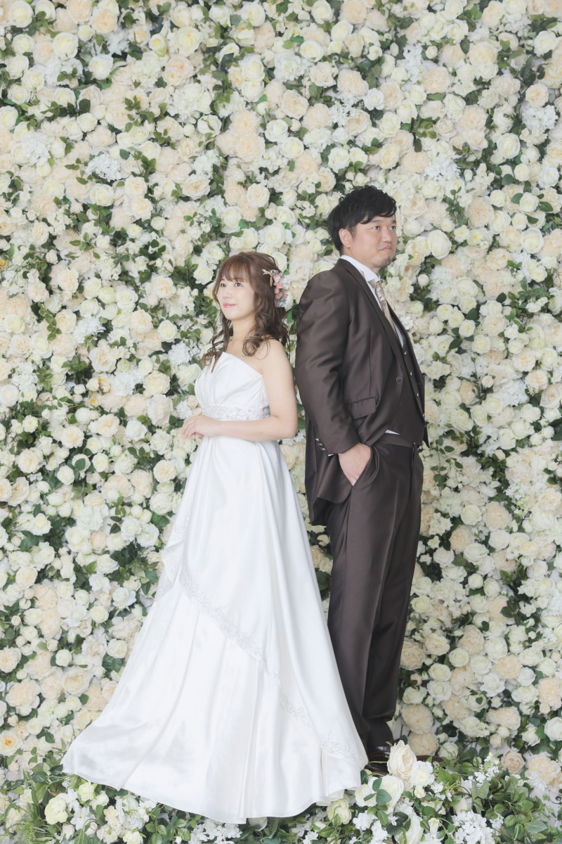 お花に囲まれて2