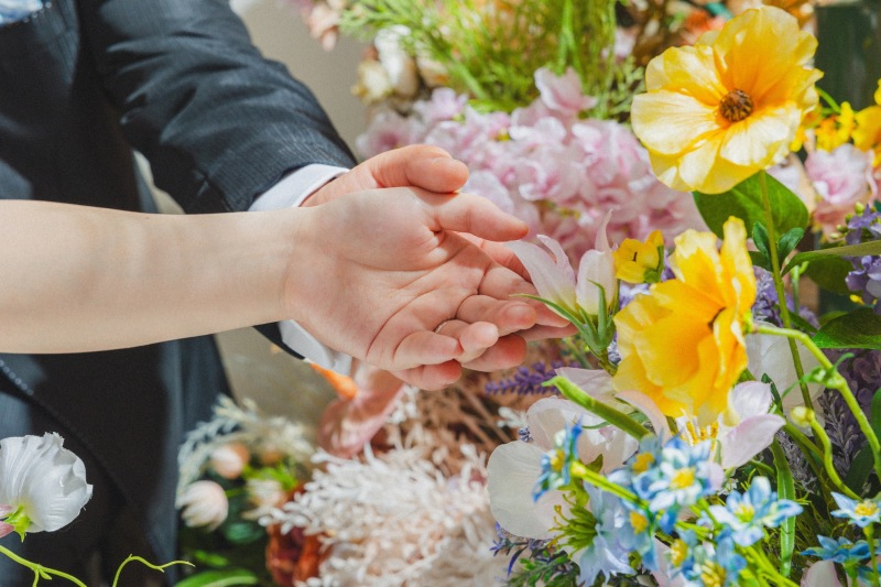 光溢れるお花屋さん