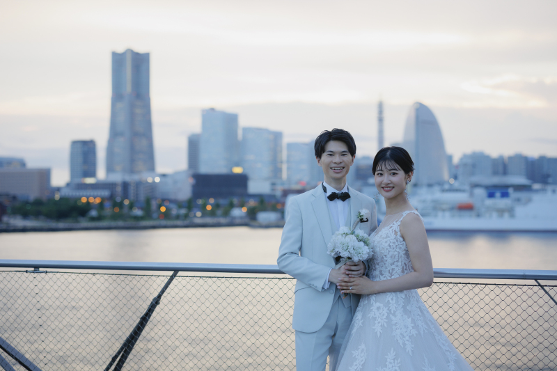 ブーケ一緒に持って♪