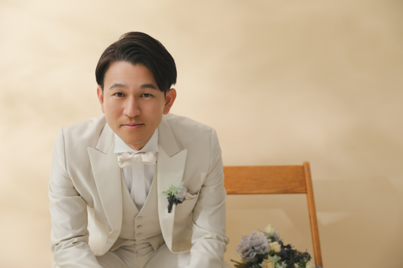 ご新郎様のソロカット