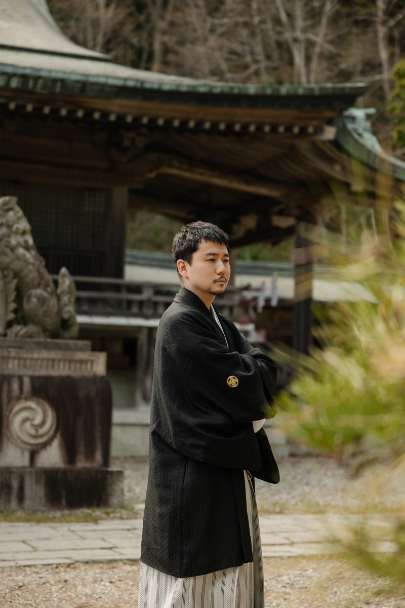 新郎様のソロカット