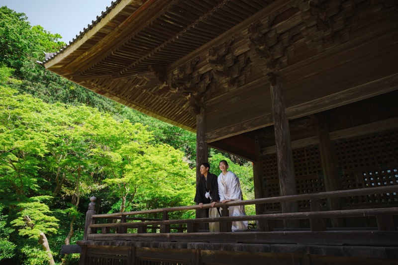 大きなお堂でゆっくりと