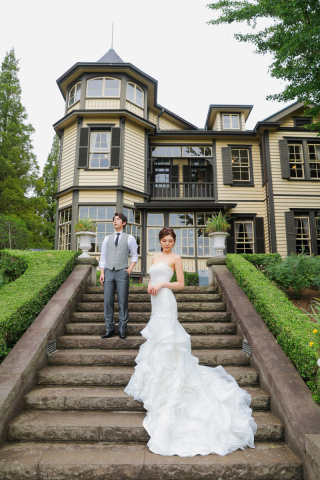 洋館もお庭も素敵な山手イタリア山庭園　photo by 谷澤明美