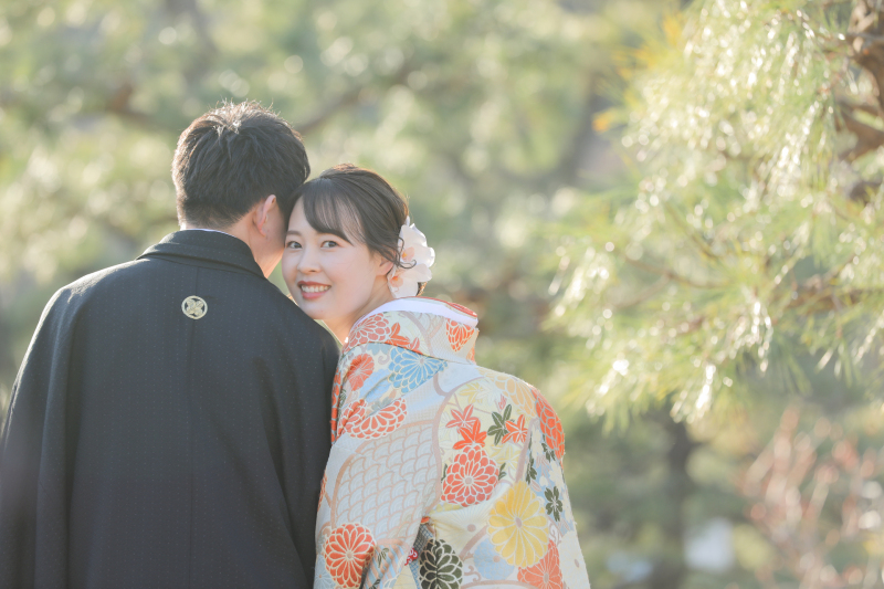 くるっと振り返って