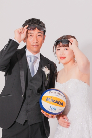 二人の好きなものを取り入れて　photo by谷澤明美