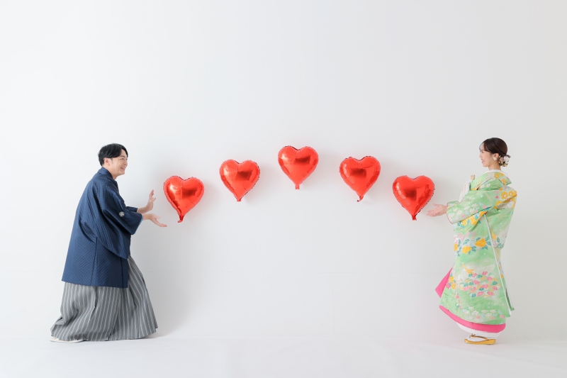 定番ショットからおふざけショットまで！〜和装ハウススタジオ〜