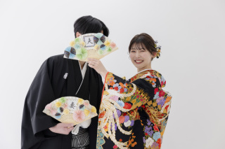 和装ハウススタジオで手作りのアイテムを使って♪